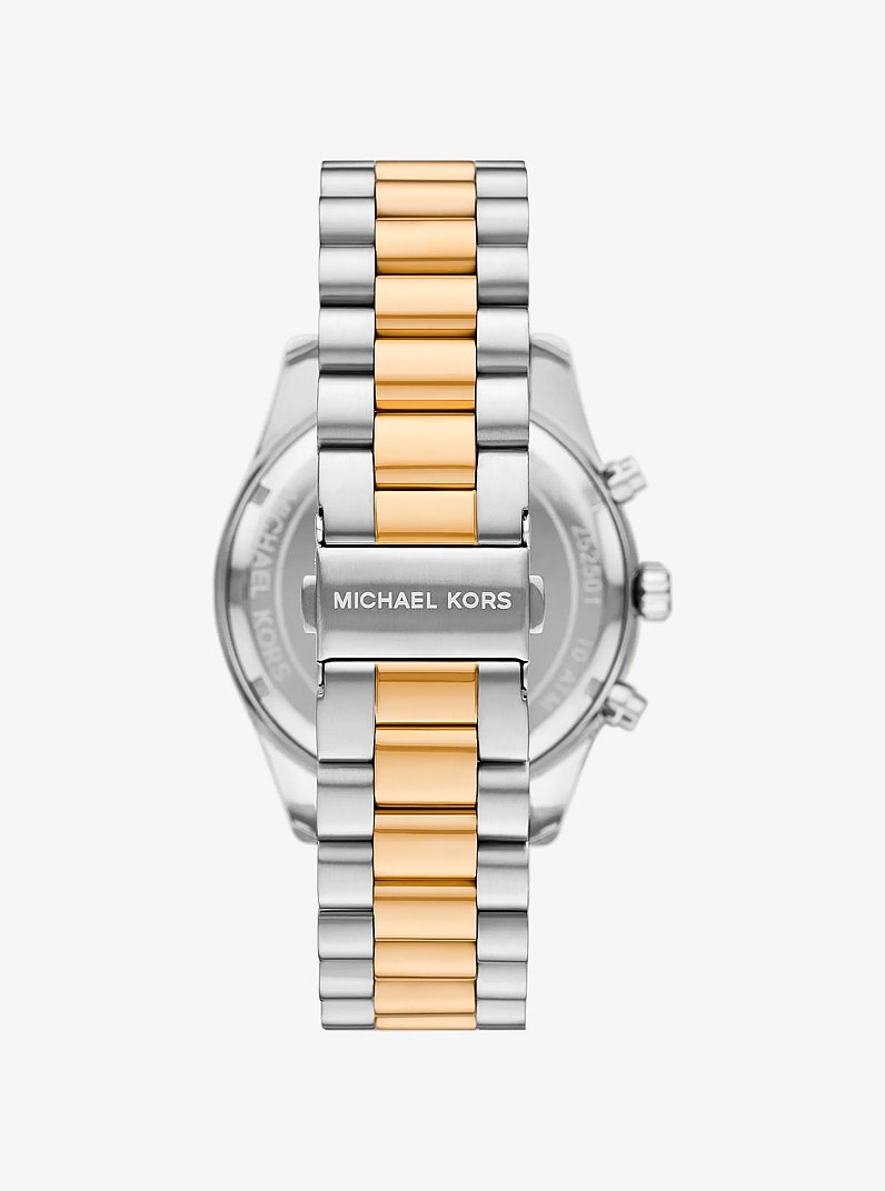 Oversized Lexington Two-Tone Watch in TWO TONE | Michael Kors