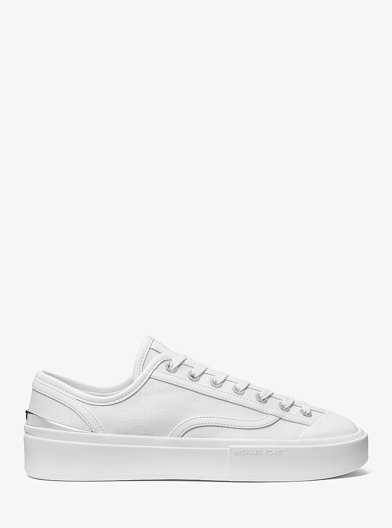 Sneaker Jude in misto lino in BIANCO OTTICO | Michael Kors