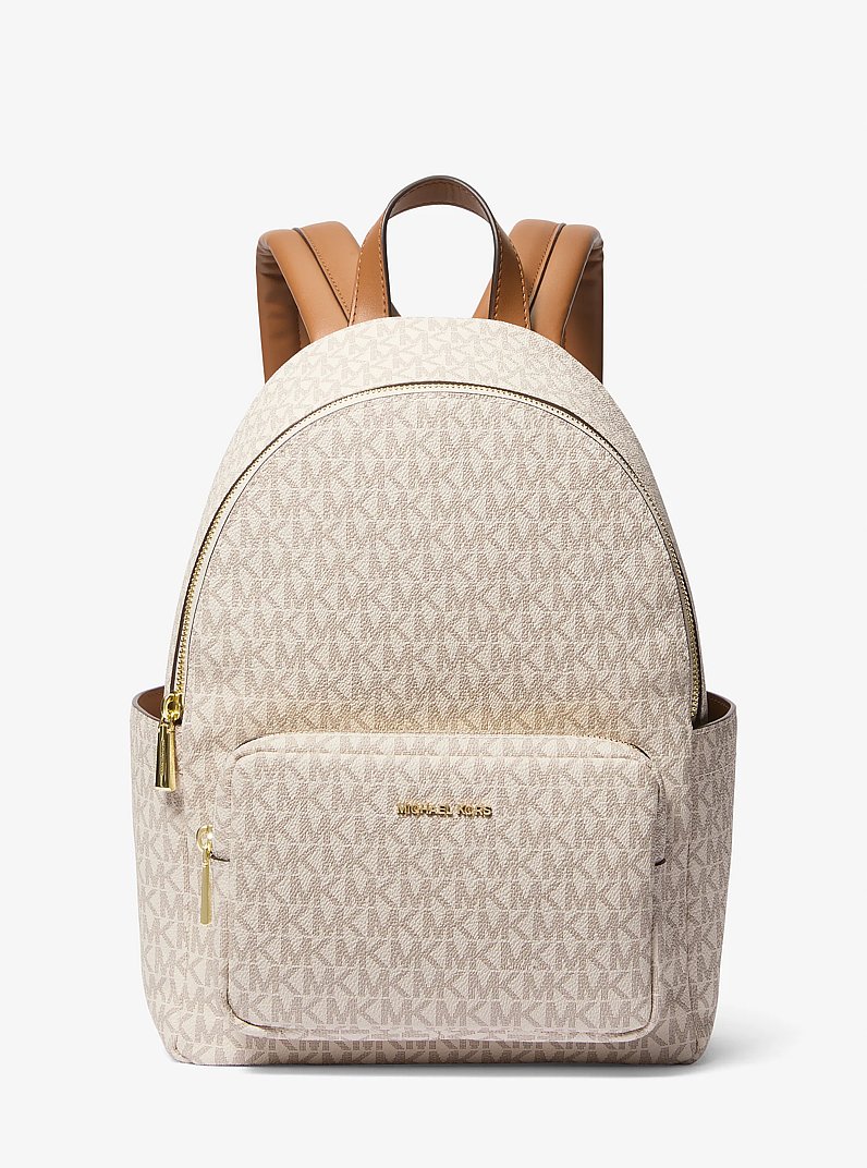 Mochila Tanner mediana con logotipo in VAINILLA/BELLOTA | Michael Kors