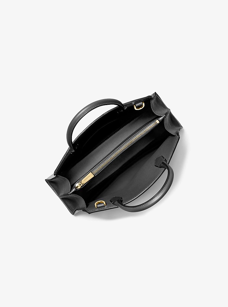 Borsa a mano Cornelia media in pelle martellata