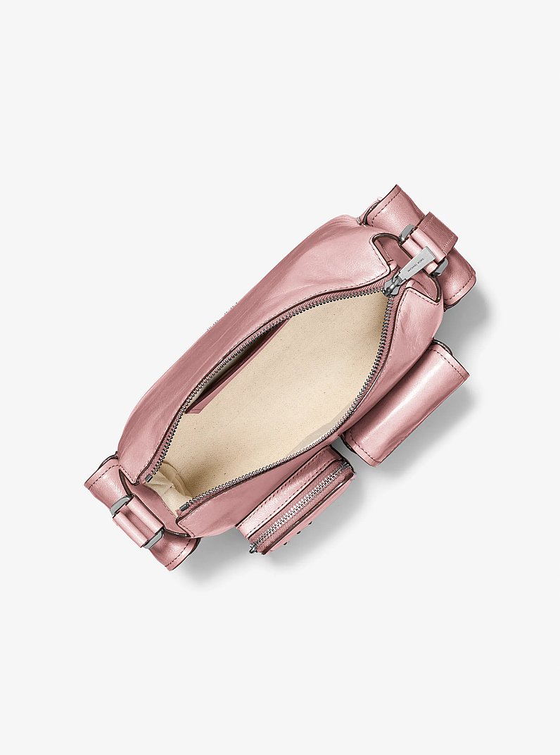 Dakota Medium Leather Shoulder Bag in SMOKEY ROSE | Michael Kors
