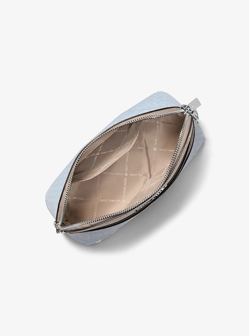 Jet Set Travel Color-Block Signature Logo Crossbody Bag in LT SKY MLT | Michael Kors