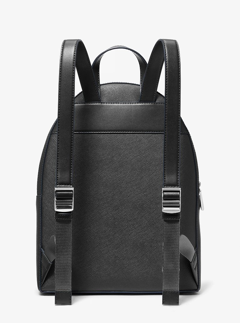 Sally Medium 2-in-1 Saffiano Leather Backpack in BLACK | Michael Kors