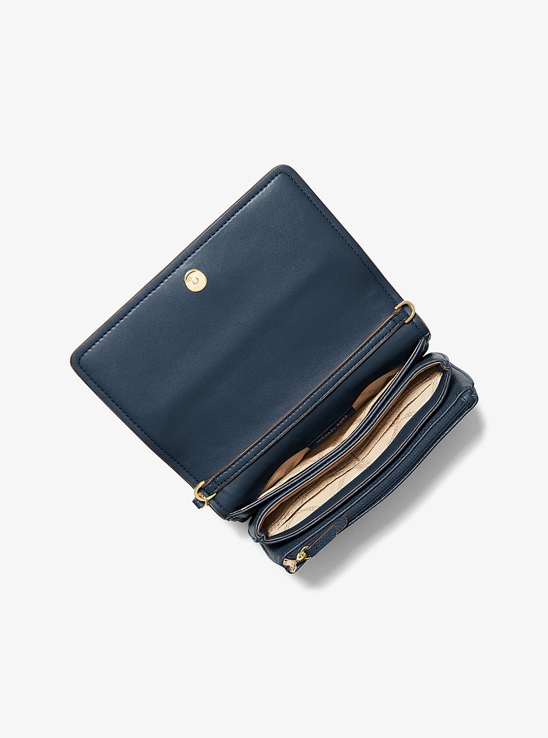 Jet Set Large Pebbled Leather Crossbody Bag