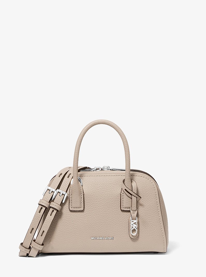 Ashton Extra-Small Pebbled Leather Convertible Crossbody Bag in LIGHT SAND | Michael Kors