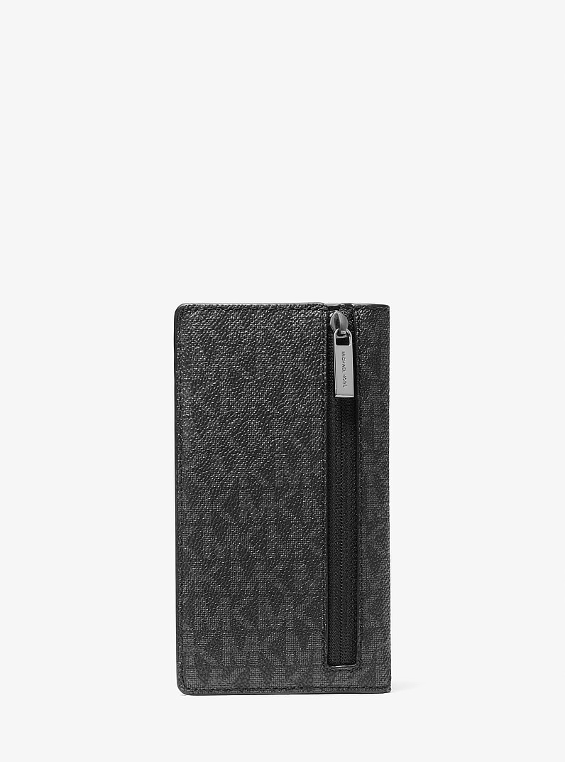 Cooper Large Logo Bi-Fold Card Case in BLACK | Michael Kors