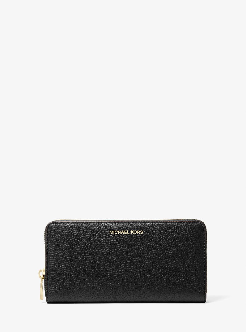 Cartera Jet Set grande de piel granulada in NEGRO | Michael Kors