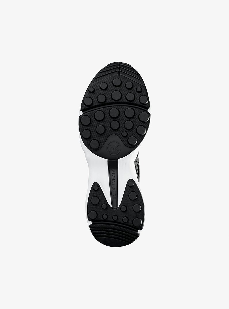 Katrina Woven Wedge Trainer in BLACK | Michael Kors