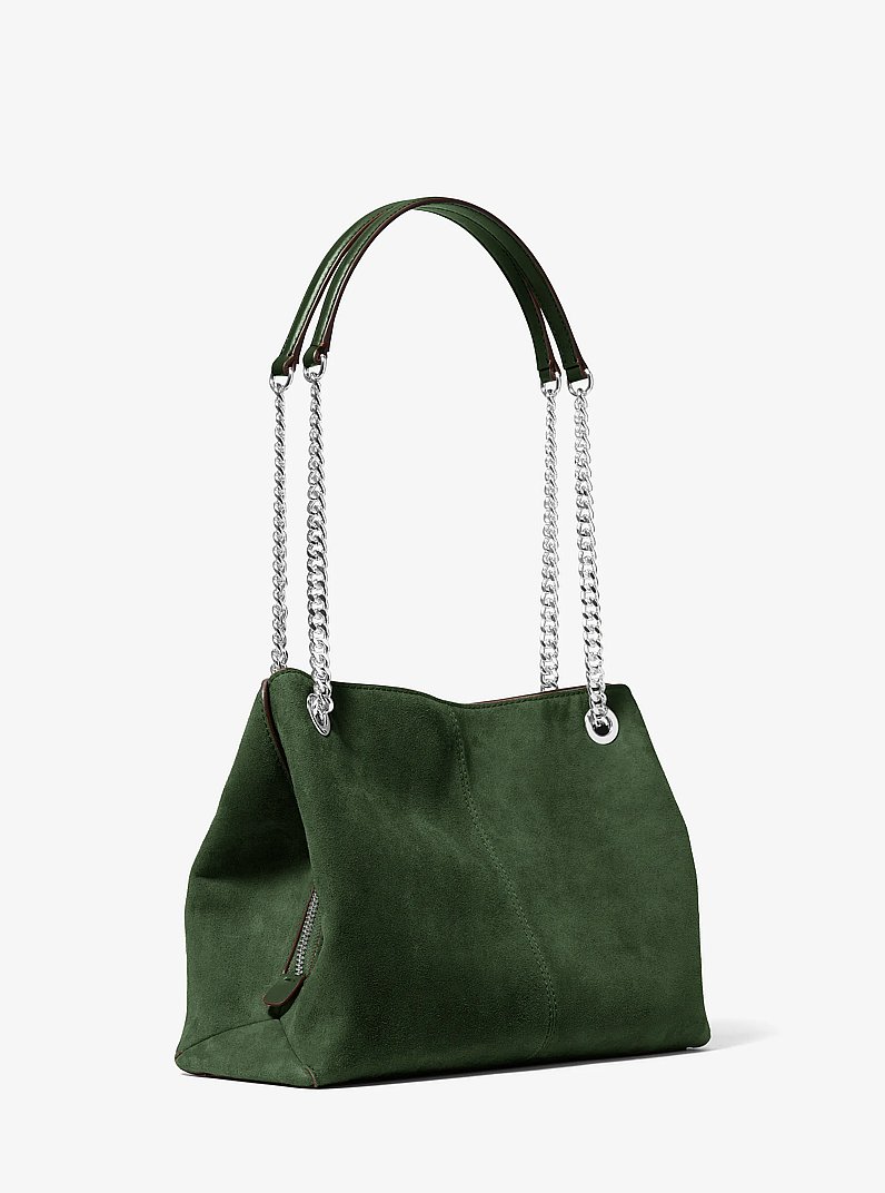 Christina Medium Messenger Bag in AMAZON GREEN | Michael Kors