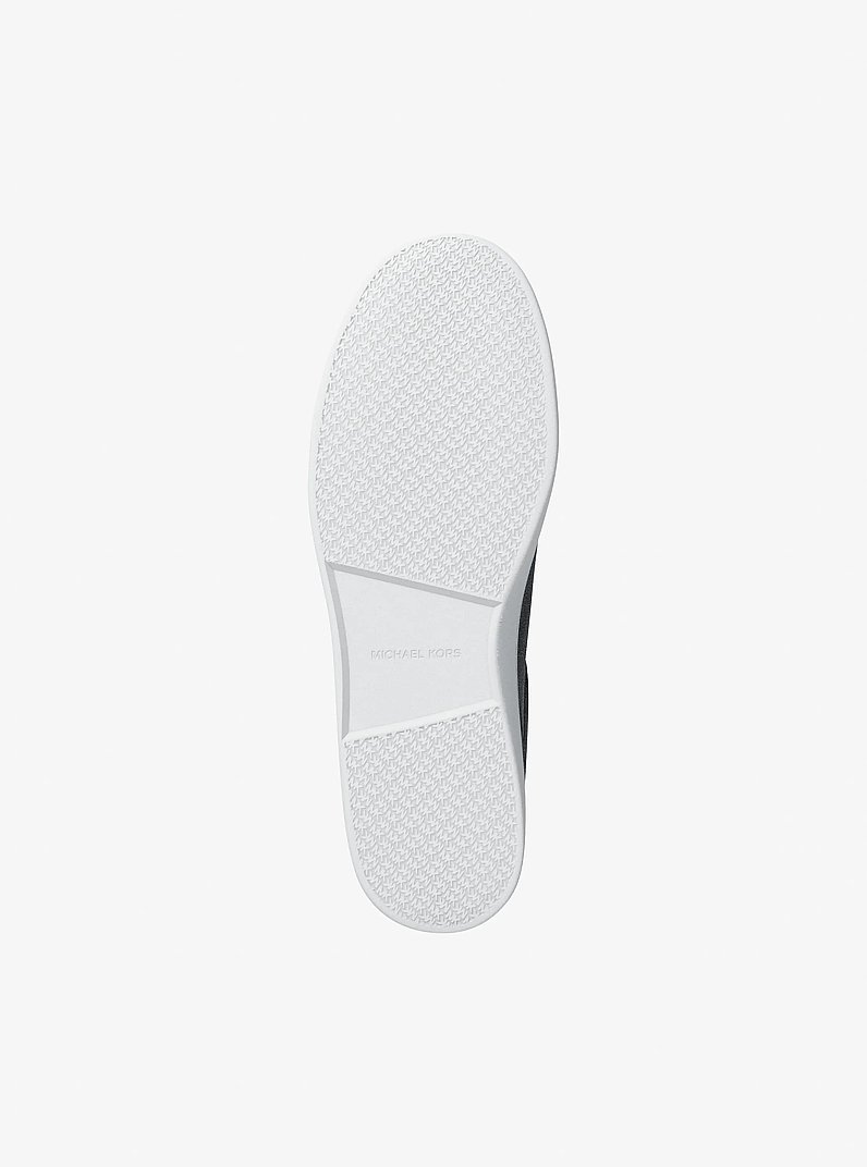 Reign Signature Logo Sneaker in BLACK | Michael Kors
