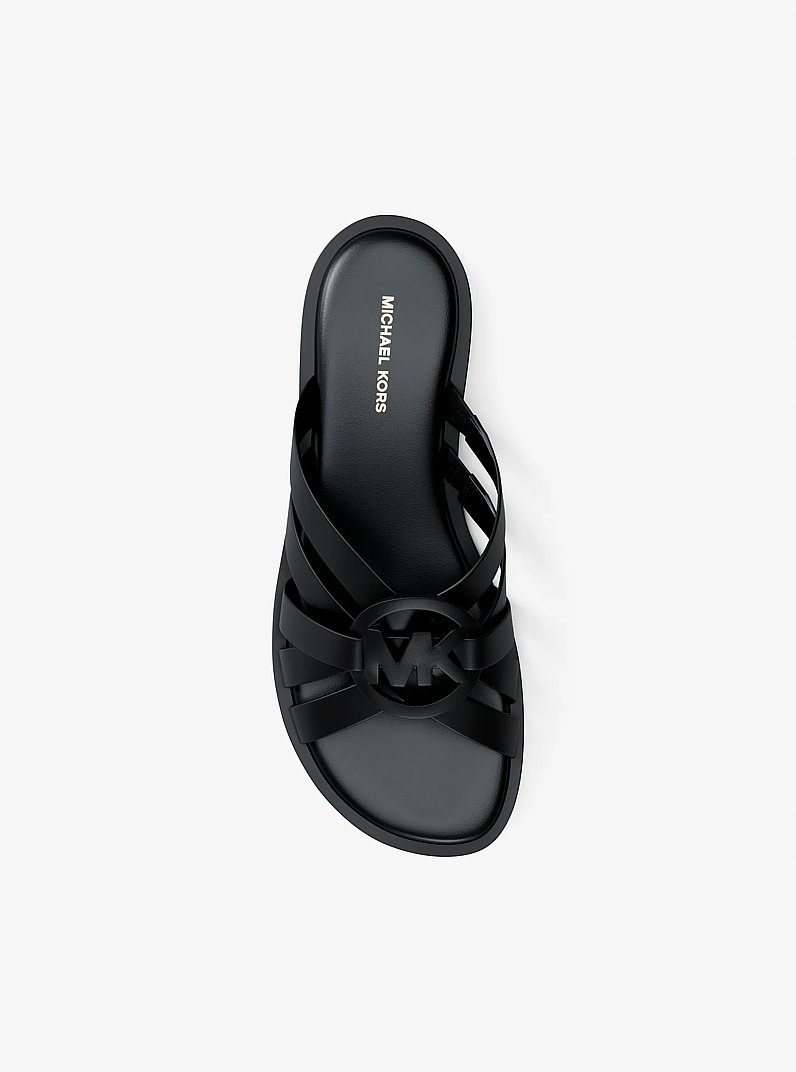 Sandalia Erika de piel in NEGRO | Michael Kors