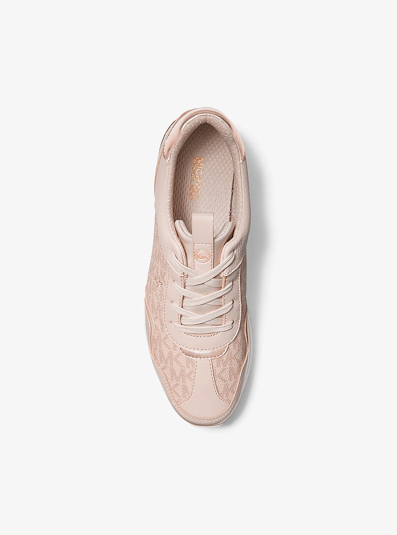 Raina Signature Logo Platform Trainer in BALLET | Michael Kors