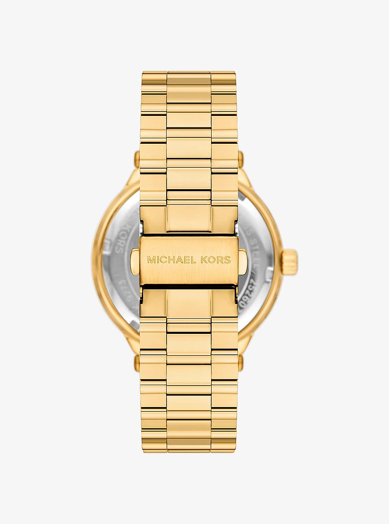 Oversized Billie Gold-Tone Watch  in GOLD | Michael Kors