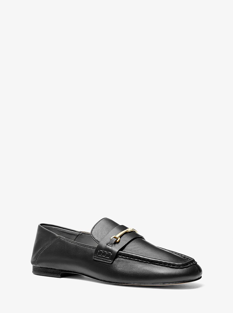 Mocassin Lena en cuir in NOIR | Michael Kors