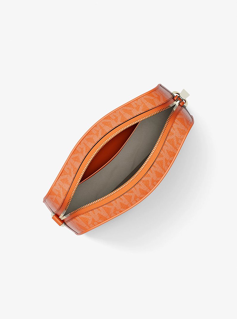 Kameratasche Jet Set Small mit Signature-Logomuster in MIMOSE | Michael Kors