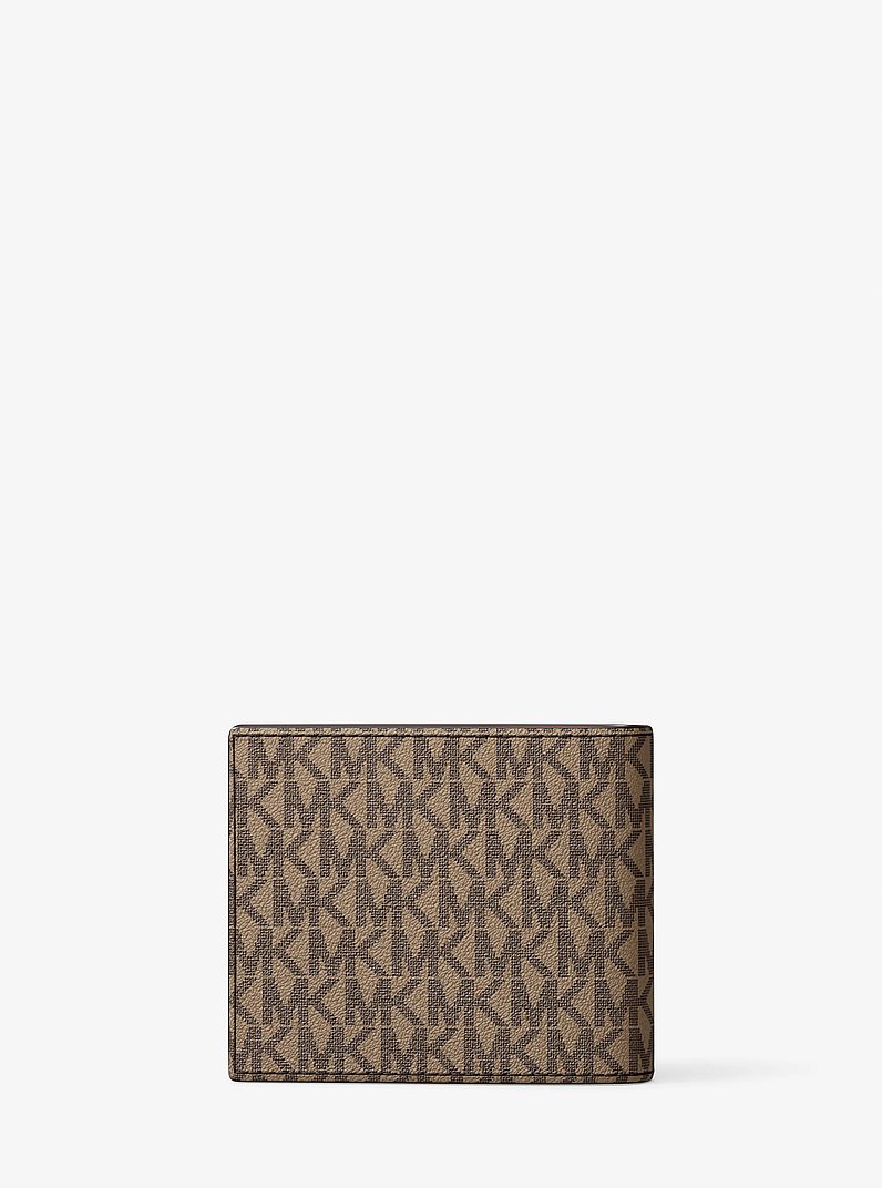 Cooper Signature Logo Billfold Wallet in POP ORANGE | Michael Kors