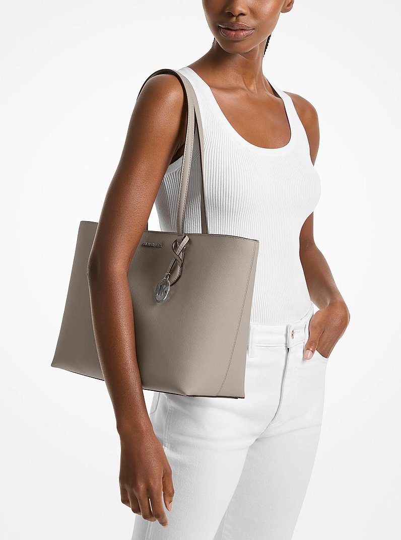 Grand sac fourre-tout Sheila in GRIS PERLE | Michael Kors