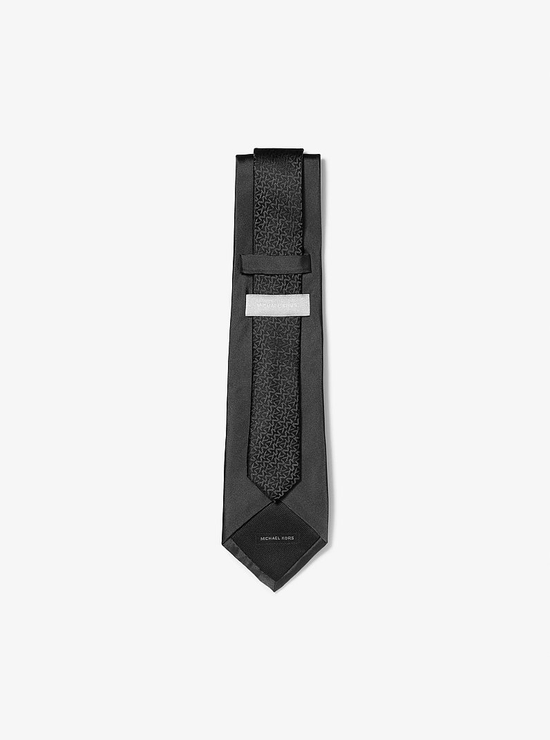 Silk Tie in BLACK | Michael Kors