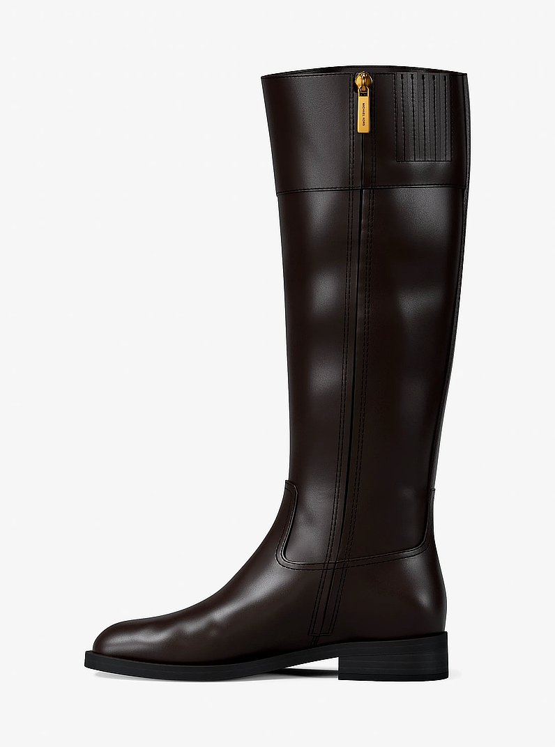 Botte Kimmee en cuir in CHOCOLAT | Michael Kors