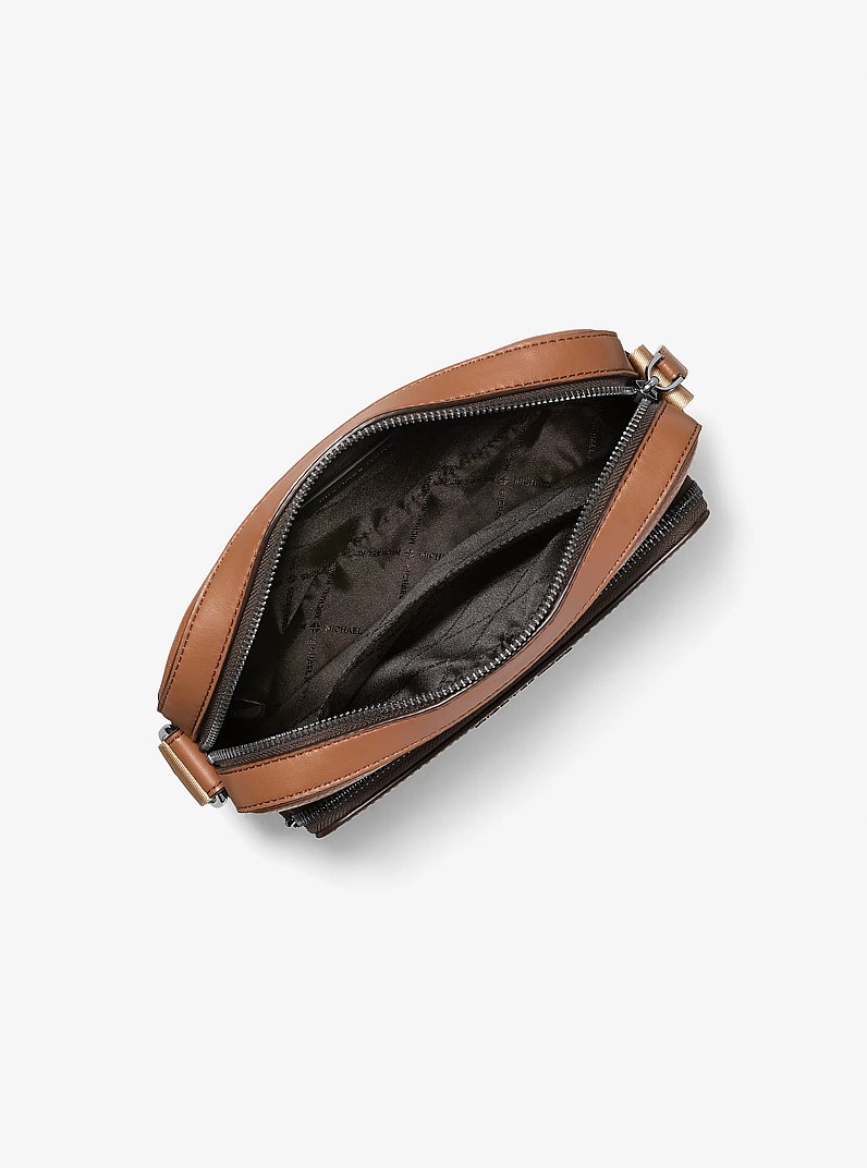 Cooper Pebbled Leather Flight Bag in LUGGAGE | Michael Kors