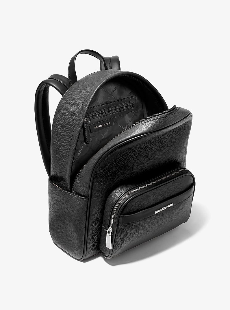 Mochila Bex mediana de piel granulada in NEGRO | Michael Kors