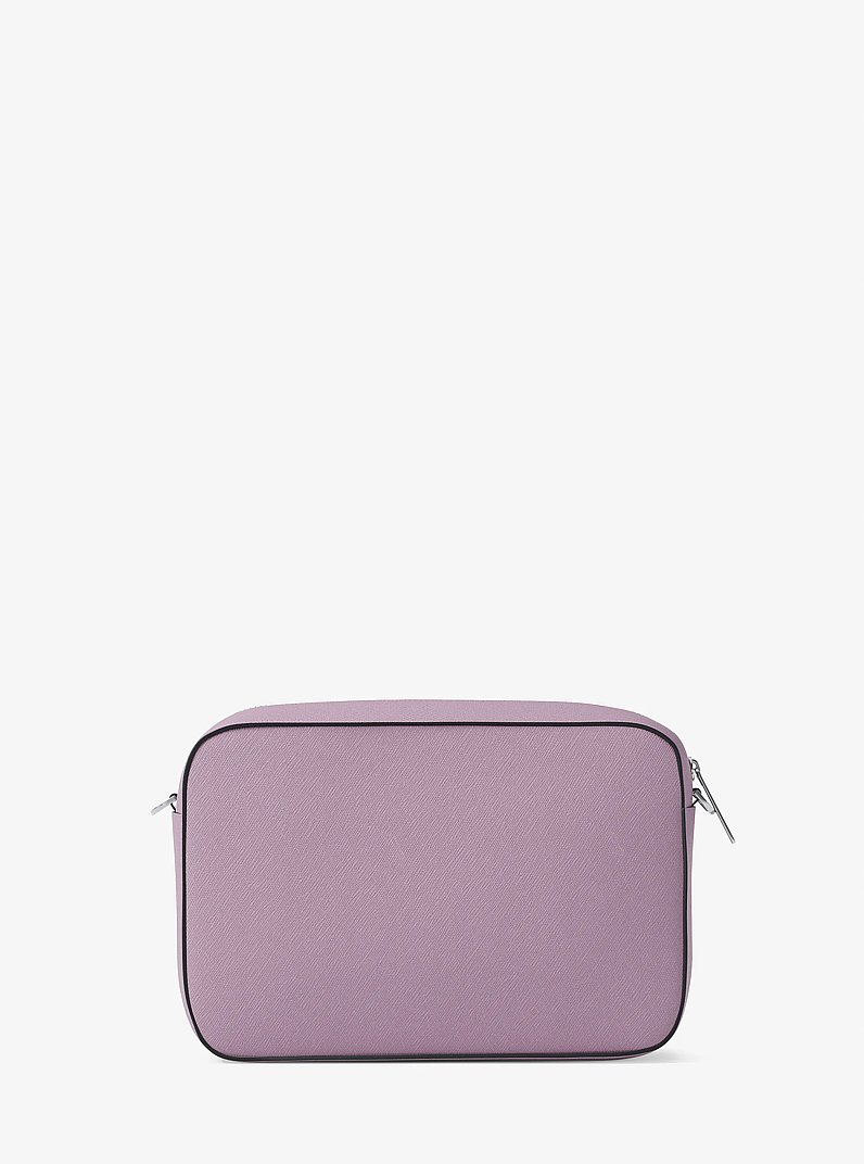 セレナイトソード 35cm Jet Set Large Saffiano Leather Crossbody Bag in LT QUARTZ - Sale