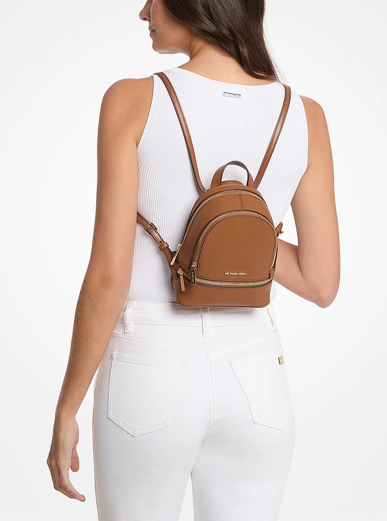 DMW-CP9皮革バッグ Rhea Medium Leather Backpack | Michael Kors [US]