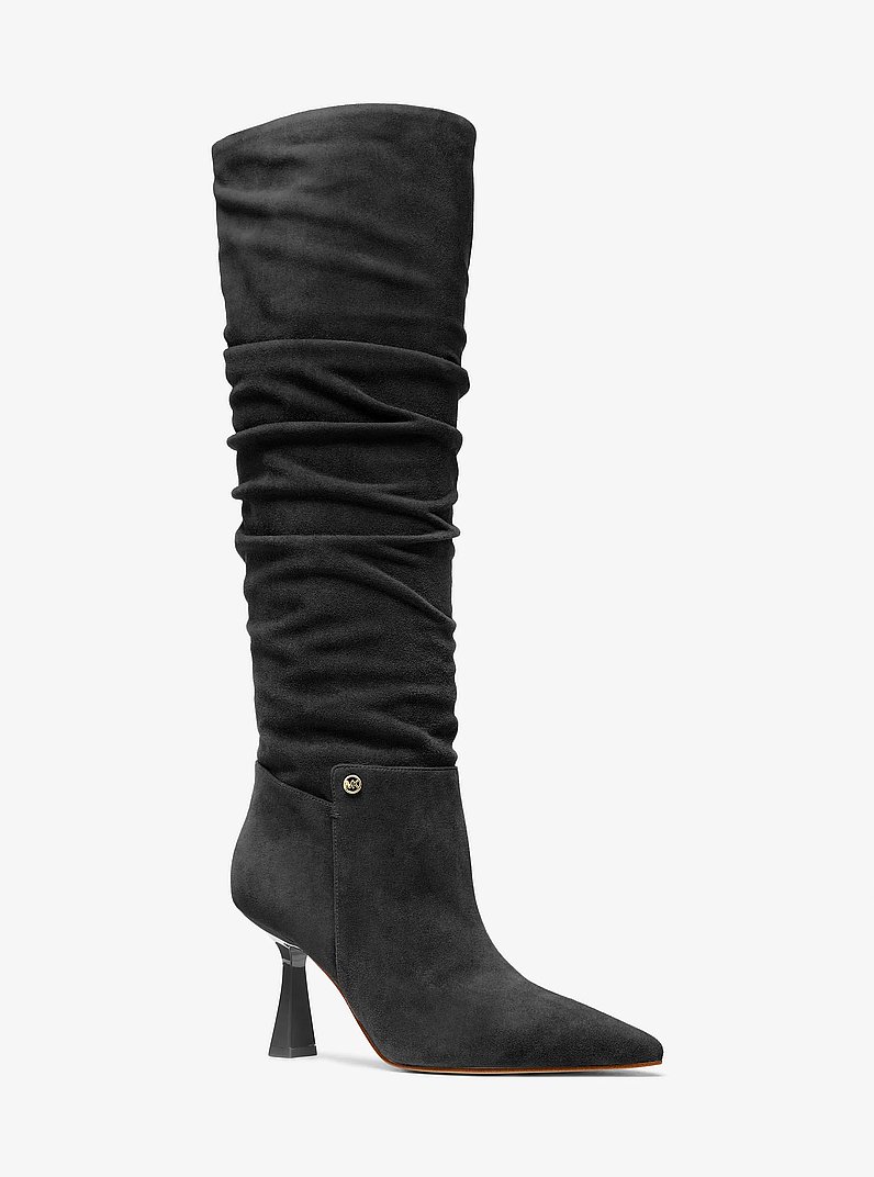 Amali Suede Boot in BLACK | Michael Kors