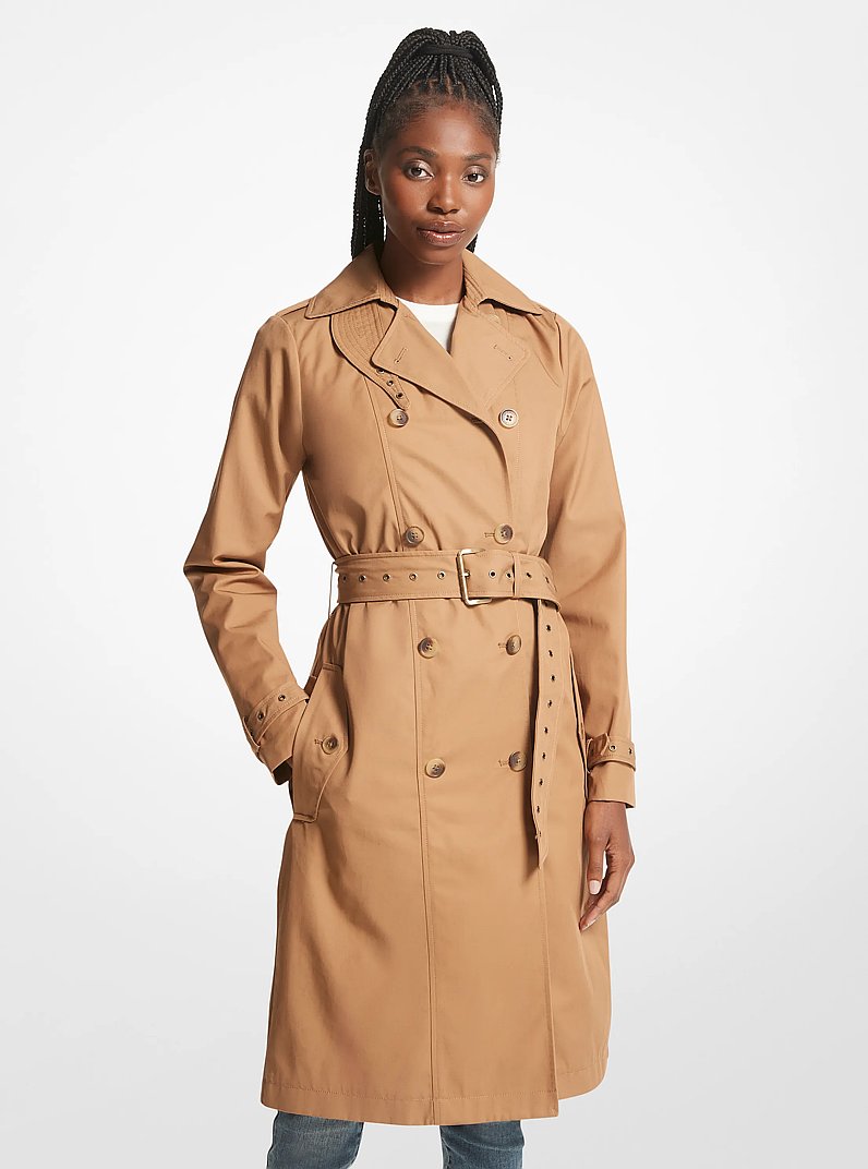 Cotton Trench Coat in C&Aacute;SCARA | Michael Kors