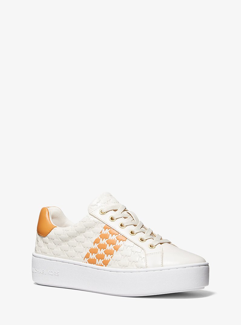 Zapatilla Poppy con logotipo en relieve y franja in SIDRA | Michael Kors