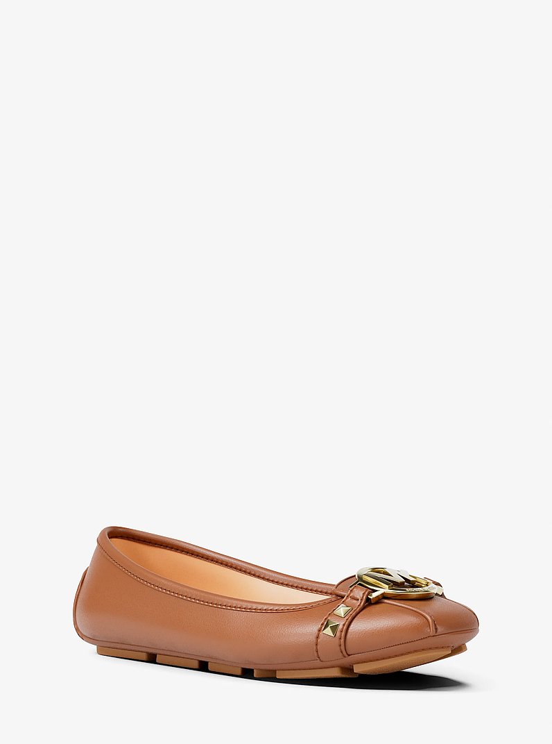 Fulton Studded Moccasin in LUGGAGE | Michael Kors