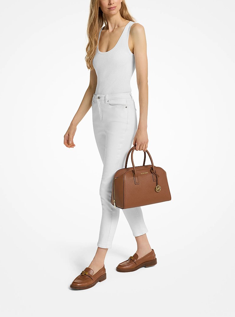 Ashton Medium Satchel in LUGGAGE | Michael Kors
