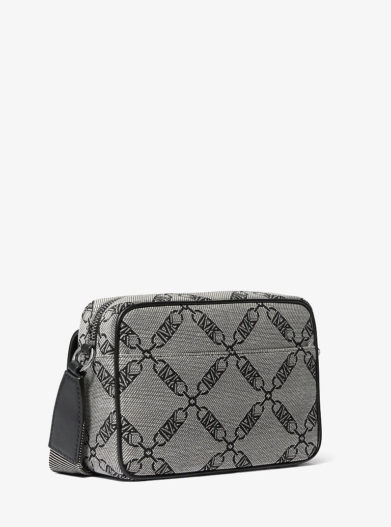 Parker Medium Empire Logo Jacquard Crossbody Bag
