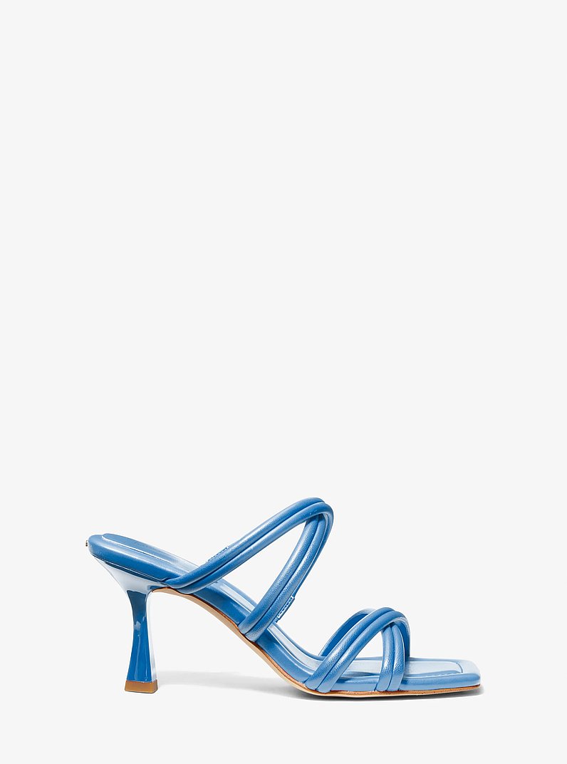 Corrine Leather Sandal in FRENCH BLUE | Michael Kors