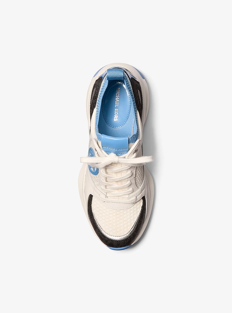 Zuma Mixed-Media Trainer in STH PACIFIC | Michael Kors