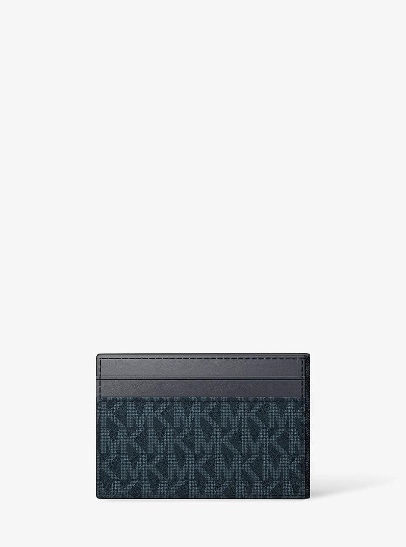 Cooper Signature Logo Wallet in ADMRL/PLBLUE | Michael Kors