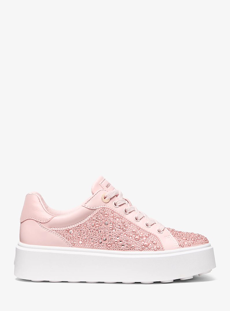 Romey Embellished Platform Sneaker in POWDER BLUSH | Michael Kors