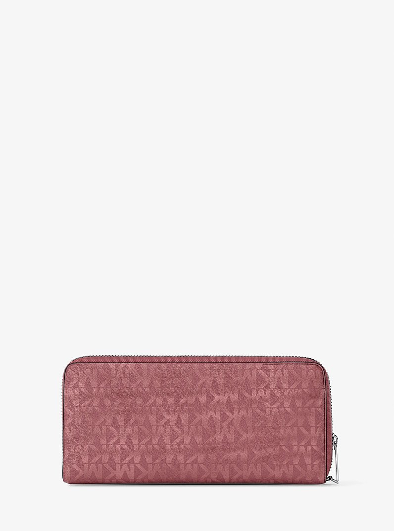 Large Logo Continental Wallet in ROSEWOOD | Michael Kors
