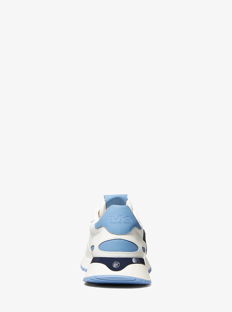 Miles Leather and Mesh Trainer