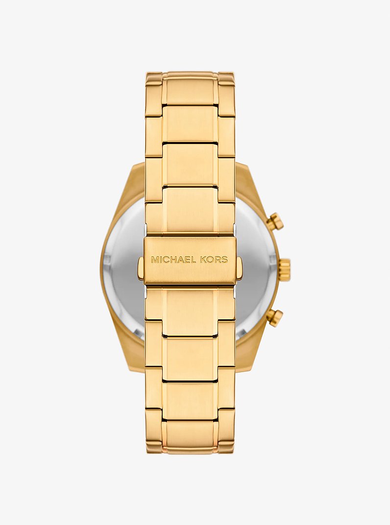 Oversized Warren Gold-Tone Watch in GOLD | Michael Kors