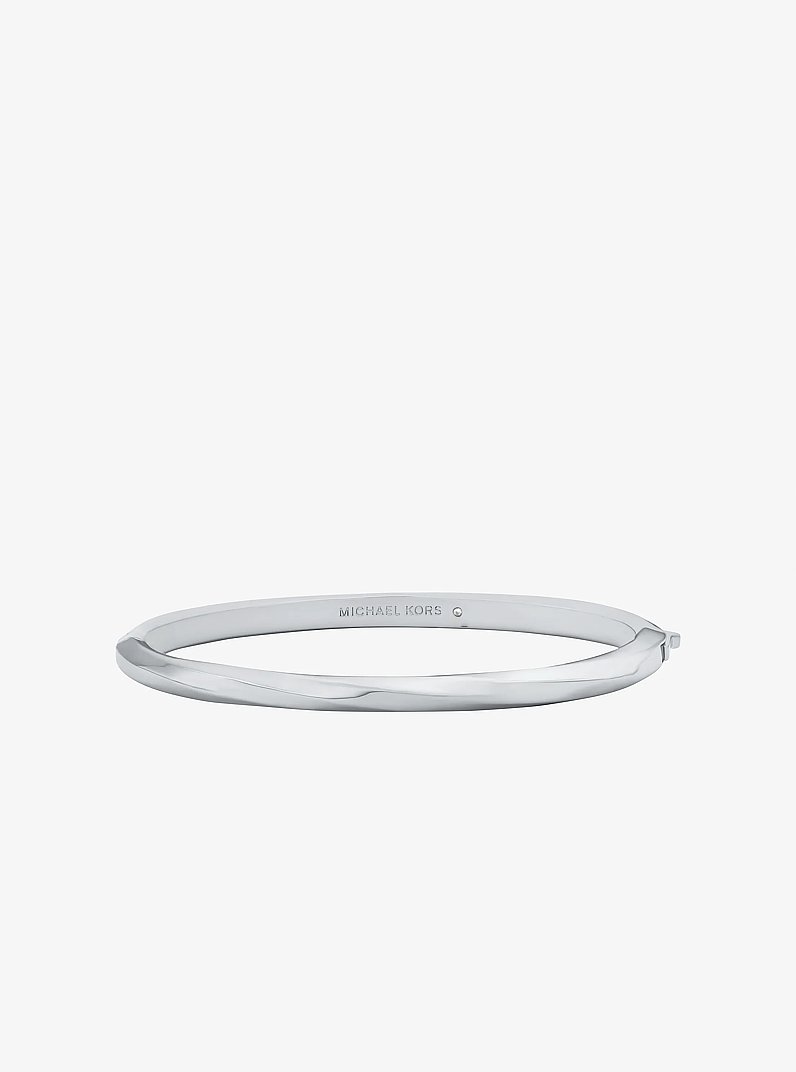 Pulsera r&iacute;gida torsada in PLATEADO | Michael Kors