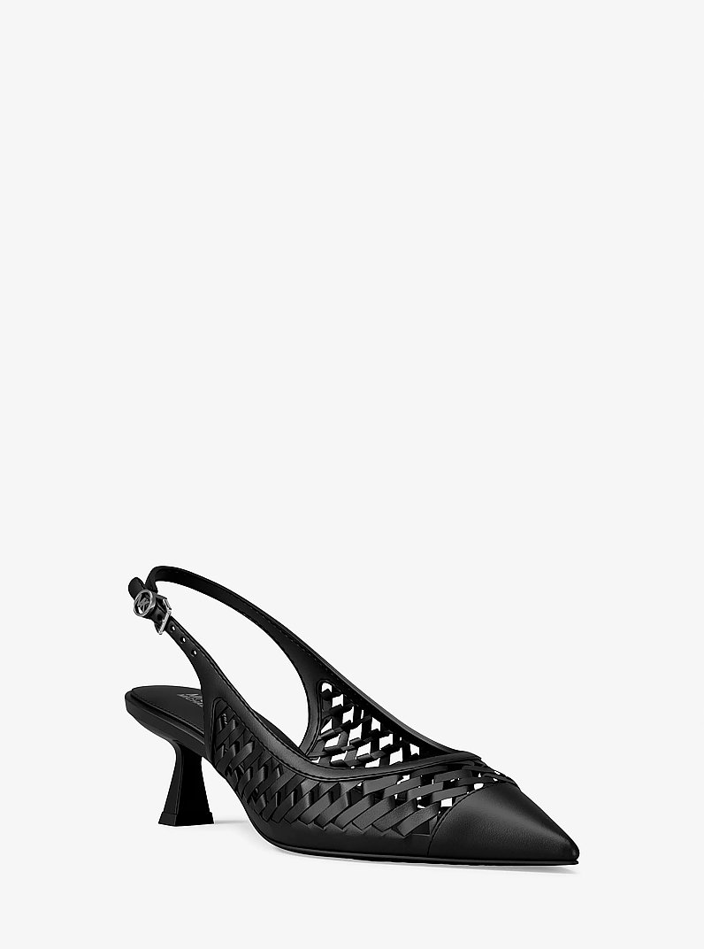 Amali Woven Pump in BLACK | Michael Kors
