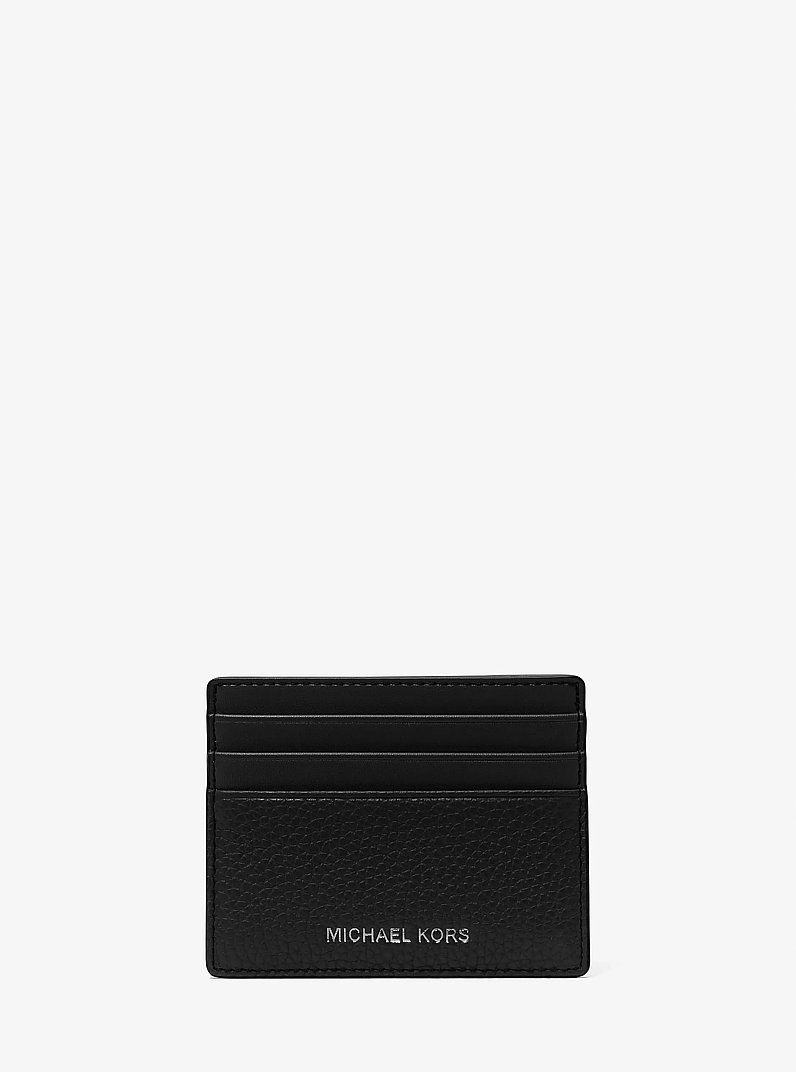Tarjetero Cooper grande de piel granulada in NEGRO | Michael Kors