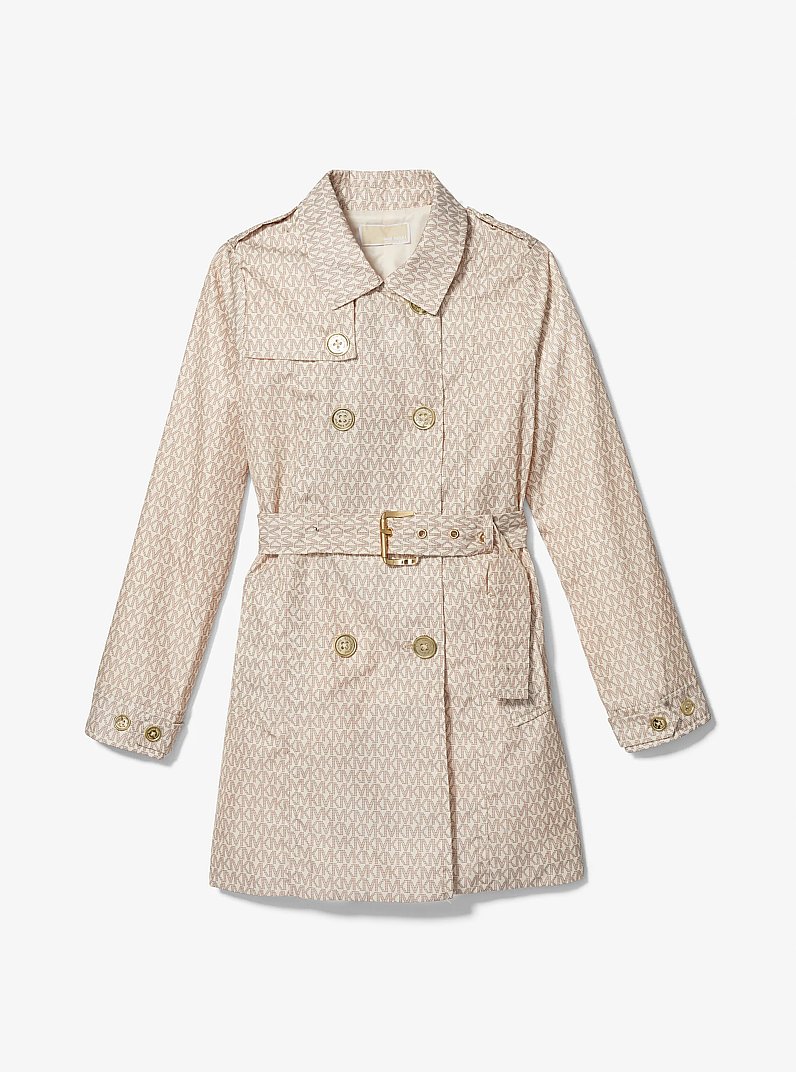Logo Trench Coat in IVORY | Michael Kors