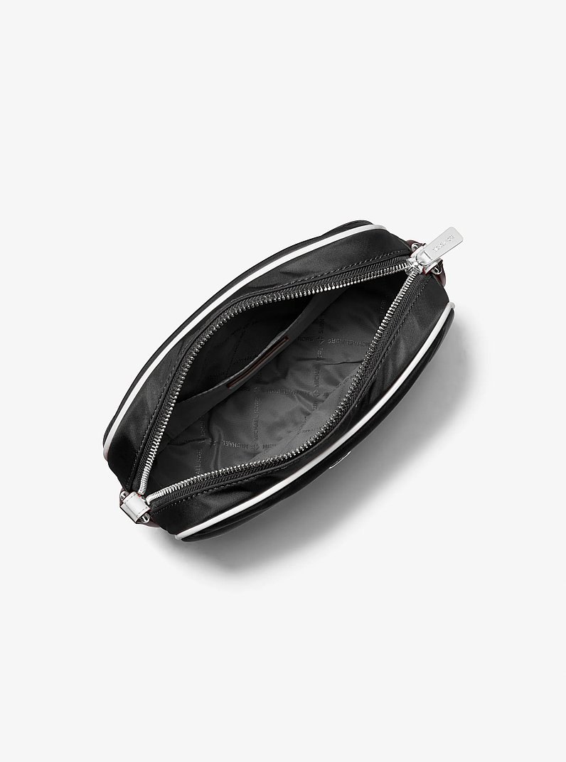 Jet Set Medium Nylon Crossbody Bag in BLACK | Michael Kors