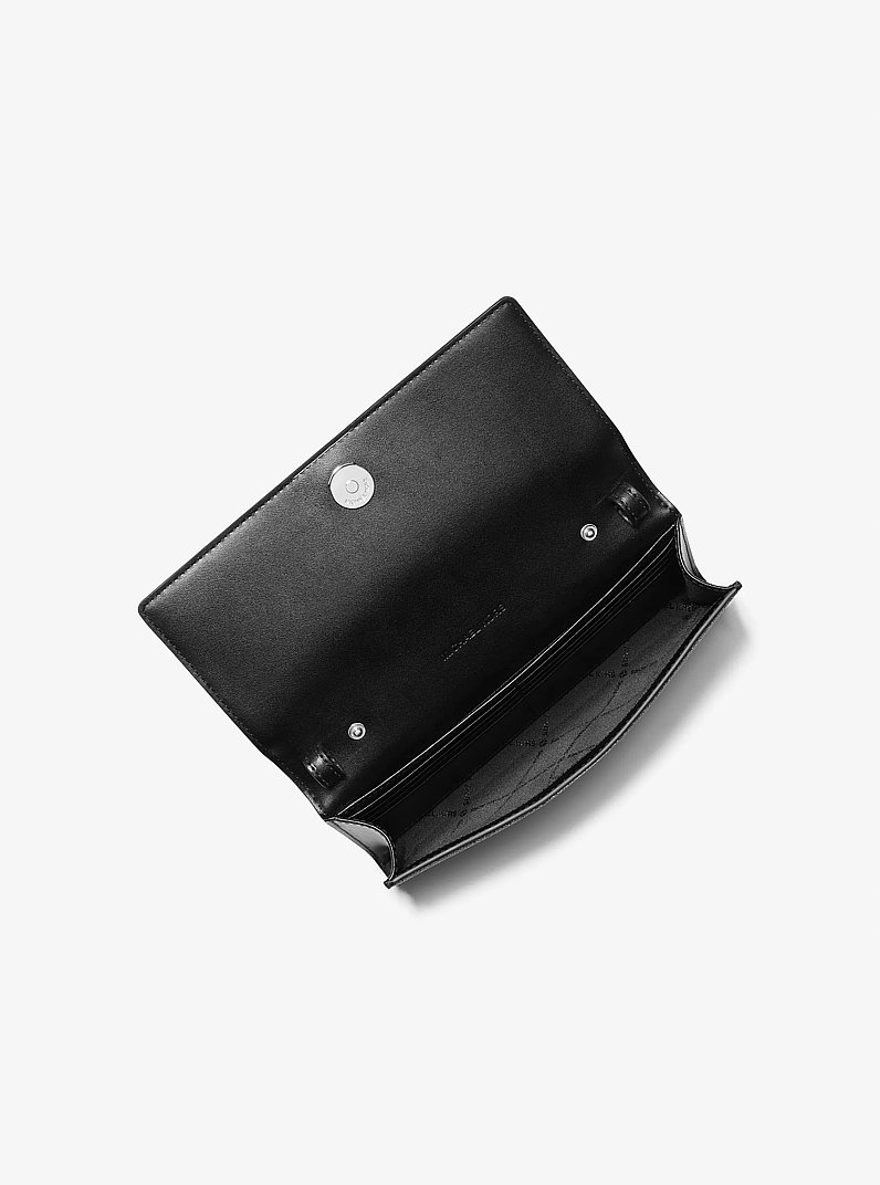 Bolso cruzado Carson grande transformable con logotipo de la marca in NEGRO | Michael Kors