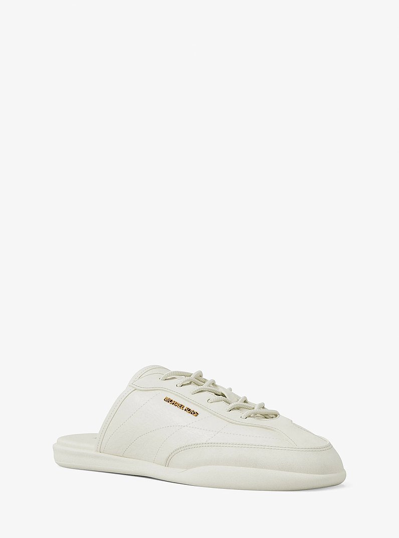 Nolan Leather Mule in EGGSHELL | Michael Kors