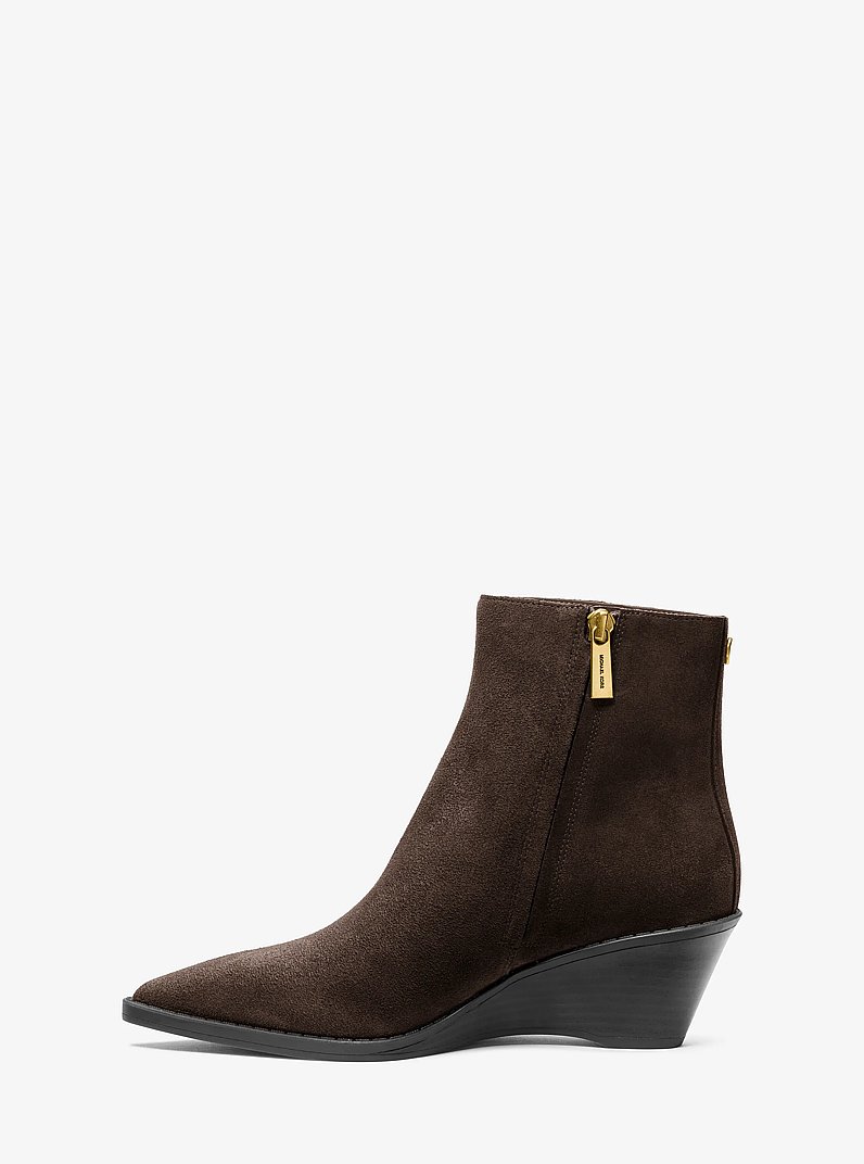 Austin Suede Ankle Boot in CHOCOLATE | Michael Kors