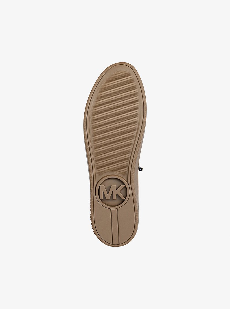 Espadrille Scotty en cuir in BLEU DE FRANCE | Michael Kors