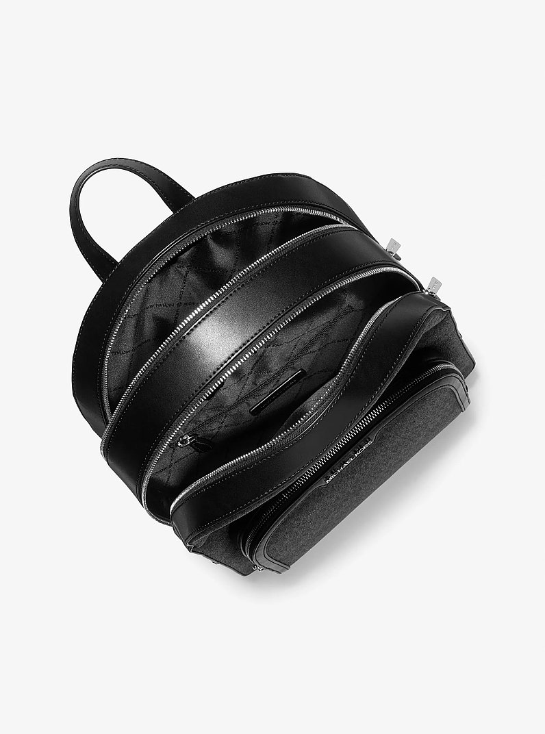 Jaycee Large Logo Backpack in BLACK | Michael Kors